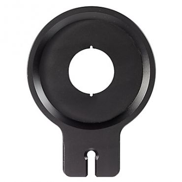 ACB-1 Lensplate mit #1 Loch (schwarz)